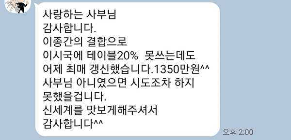 김유진아카데미 성공 사례 - 전략으로 일 최대 매출 달성